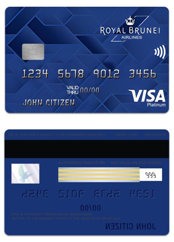 Brunei Baiduri Bank Royal Brunei Visa Platinum Credit Card